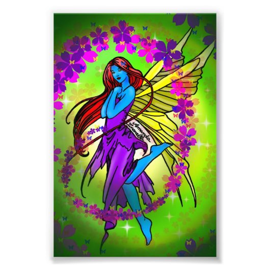 Fada elfa azul フォトプリント            (正面)