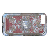 Faddenの雨の7モノグラムと Case-Mate iPhoneケース (裏面(横))