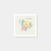 Faded Logo Image Background ポストイット (正面)