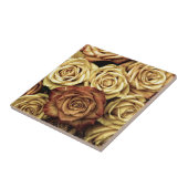 Faded Sepia Roses タイル (側面)