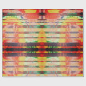 Faded Stripe Colorful Wrapping Paper ラッピングペーパー (フラット)