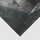 Faded Woman on Stone Wall Decoupage 薄葉紙 (詳細)