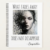 Fading monochrome face プランナー手帳 (正面)