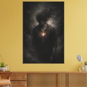 Fading Within – Silent Resistance Canvas Print キャンバスプリント (インサイチュ (リビング))