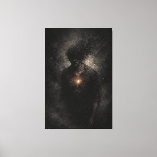 Fading Within – Silent Resistance Canvas Print キャンバスプリント (正面)