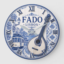 Fado Lisboa Portuguese Guitar Tram Ceramic