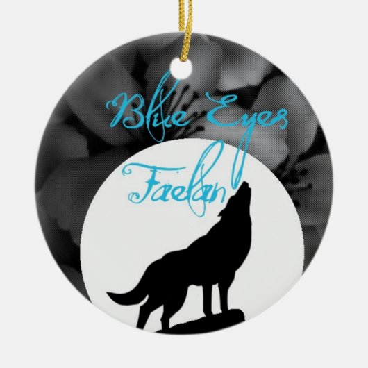 Faelanのクリスマスのオーナメント セラミックオーナメント (正面)