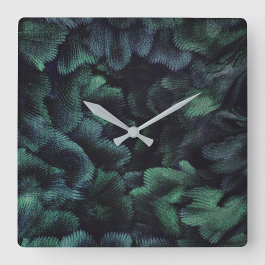 Faerie Forest  Square Wall Clock スクエア壁時計 (正面)