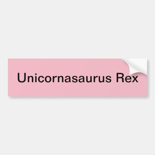 Faeryの妖精のOtherkinの恐竜のユニコーンのpegasaurus バンパーステッカー (正面)