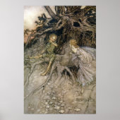 Faery, Midsummer Night's Dream, Rackham 16W x 24H ポスター (正面)