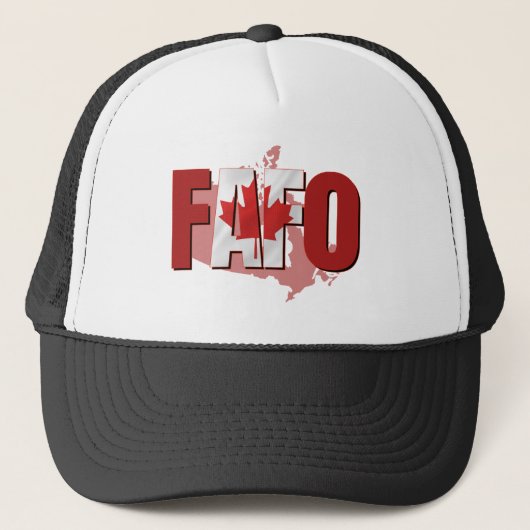 FAFOカナダ国旗 キャップ (正面)