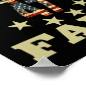 Fafoトおもしろいランプ写真 ポスター (角)