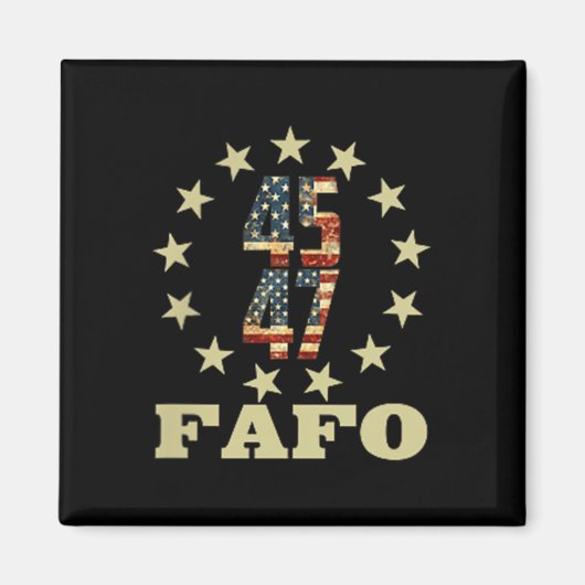 Fafoトおもしろいランプ写真 マグネット (正面)