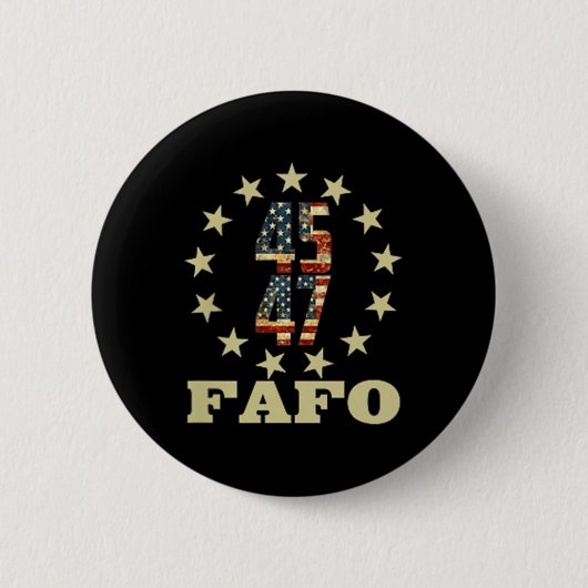 Fafoトおもしろいランプ写真 缶バッジ (正面)