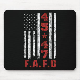 Fafoトランプおもしろいシャツプレジデント47トランプFafo マウスパッド