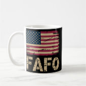 Fafoフラグ(F) _1 コーヒーマグカップ (左)