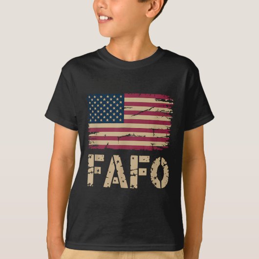 Fafoフラグ(F) _1 Tシャツ (正面)