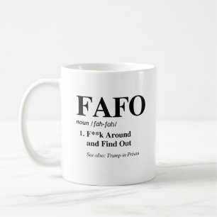 FAFO定義 コーヒーマグカップ