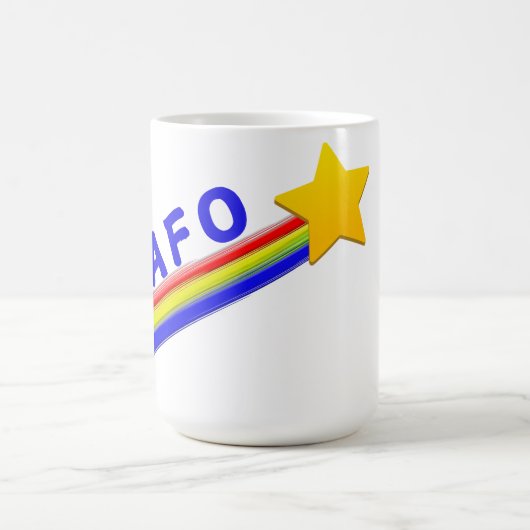 FAFO知っている コーヒーマグカップ (中央)