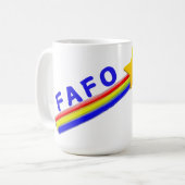 FAFO知っている コーヒーマグカップ (正面左)