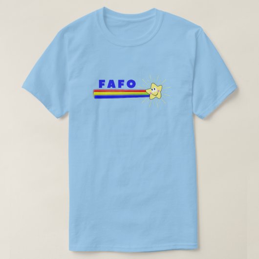 FAFO知っている Tシャツ (デザイン正面)
