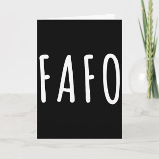 Fafo トランプ、ドナルド トランプ Fafo カード