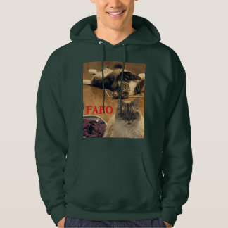FAFO ネコ態度 スウェットシャツ