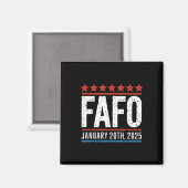 Fafo 2025年1月20日米国大統領の就任式 マグネット (正面/裏面)