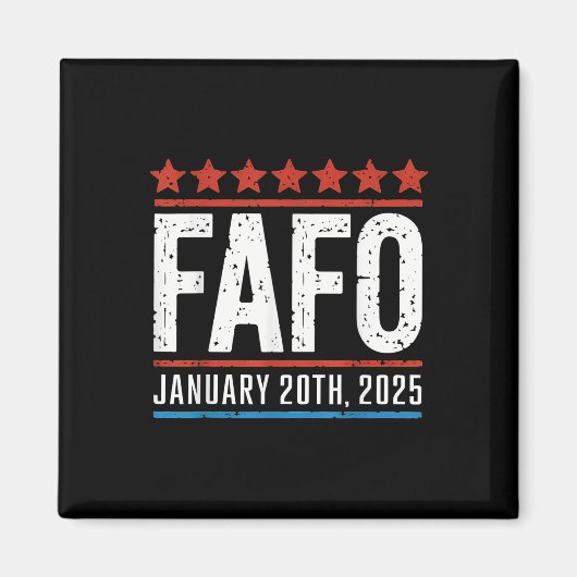 Fafo 2025年1月20日米国大統領の就任式 マグネット (正面)