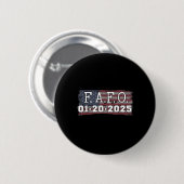 Fafo 2025年1月20日米国大統領の就任式 缶バッジ (正面&裏面)