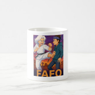 FAFO – Experience Wins Every Time コーヒーマグカップ