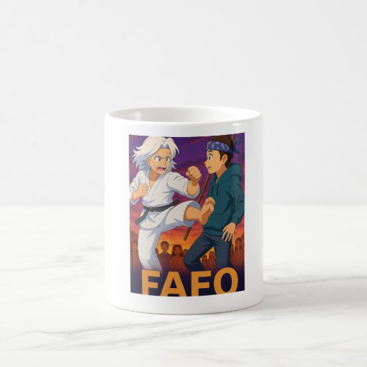 FAFO – Experience Wins Every Time コーヒーマグカップ (中央)