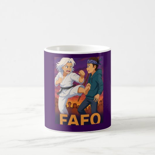 FAFO – Experience Wins Every Time コーヒーマグカップ (中央)