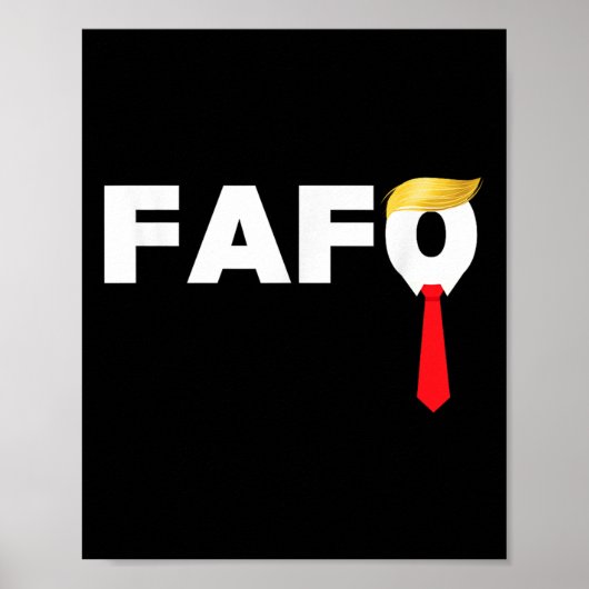 Fafo Fはトランプのまわりにの罪あるAfアンチを見つけおもしろいる – ポスター (正面)