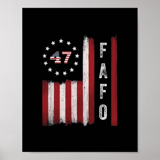Fafo Flag Trump Funny  ポスター (正面)