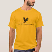 FAFO Rooster Gadsden Flag Parody Tシャツ (正面)