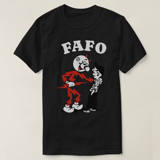 FAFO Tシャツ (デザイン正面)