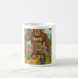 FAFO – The Guardian Stands Watch コーヒーマグカップ