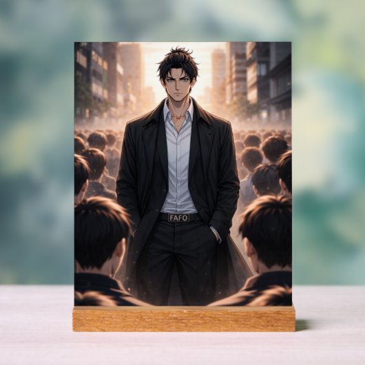 FAFO – Unbothered Presence アクリルサイン (ニュートラル)