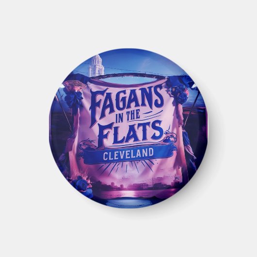 Fagans In The Flats Cleveland, Ohio マグネット (正面)