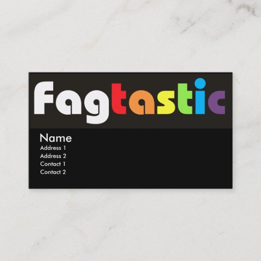 Fagtasticの名刺 名刺 (正面)