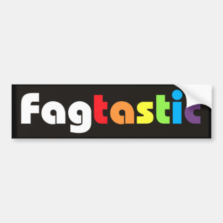 Fagtastic (旗)のバンパーステッカー バンパーステッカー
