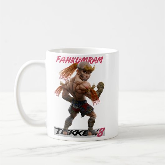 Fahkumram: The Lightning God // Tekken Muay Thai コーヒーマグカップ (左)