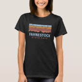 Fahnestock State Park New York Retro Cool Tシャツ (正面)