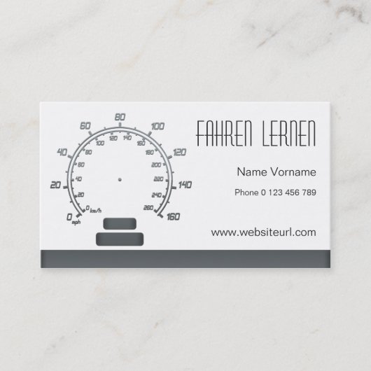 fahrschule 名刺 (正面)