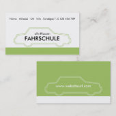 fahrschule 名刺 (正面/裏面)