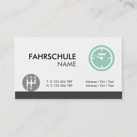 fahrschule 名刺 (正面)