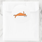 FahtCahtオリジナルシール ラウンドシール (バッグ)