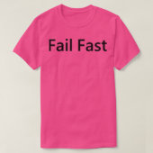 FAIL FAST Tシャツ (デザイン正面)
