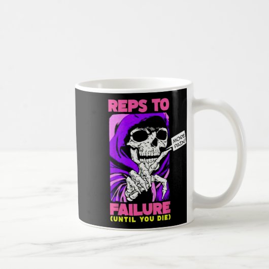 Fail WeightliftingおもしろいボディビルFへの営業担当 コーヒーマグカップ (右)